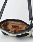 American Darling Hair On Genuine Leather Crossbody Bag