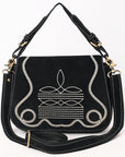 ADBGA670A Crossbody Genuine Western Suede Leather women bag