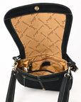 ADBGA670A Crossbody Genuine Western Suede Leather women bag