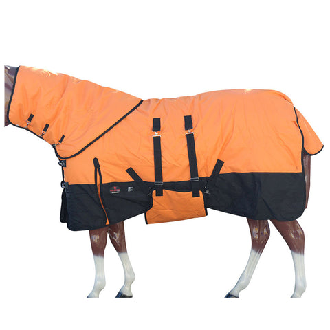 Hilason 1200D Waterproof Winter Horse Turnout Blanket Neck Cover Belly Wrap