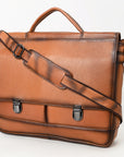 OHLAY Briefcase Genuine Leather women bag western Bag OHM118A