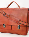 OHLAY Briefcase Genuine Leather women bag western Bag OHM118C