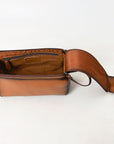 OHLAY Toiletry Genuine Leather women bag western Bag OHM119A