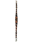 Bar H Equine American Leather Horse Saddle Tack One Ear Headstall | Breast Collar | Browband Headstall | Wither Strap | Tack Set for Horses Tropical Snake Collection