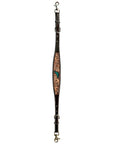 Bar H Equine American Leather Horse Saddle Tack One Ear Headstall | Breast Collar | Browband Headstall | Wither Strap | Tack Set for Horses BER114