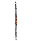 Bar H Equine Genuine Western American Leather Horse Premium Headstall & Breast Collar Set