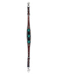 Bar H Equine Genuine Western American Leather Horse Premium Headstall & Breast Collar Set