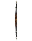 Bar H Equine Genuine Western American Leather Horse Premium Headstall & Breast Collar Set