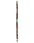 Bar H Equine American Leather Horse Saddle Tack One Ear Headstall | Breast Collar | Browband Headstall | Wither Strap | Tack Set BER209