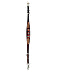 Bar H Equine Genuine Western American Leather Horse Premium Headstall & Breast Collar Set