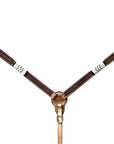 Bar H Equine American Leather Horse Saddle Tack One Ear Headstall | Breast Collar Browband Wither Strap Set BER279