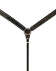 Bar H Equine Genuine Western American Leather Horse Premium Headstall & Breast Collar Set