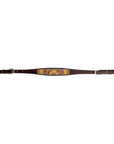 Bar H Equine Genuine Western American Leather Horse Premium Headstall & Breast Collar Set