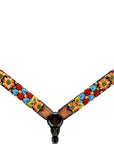 Bar H Equine Western Horse Floral Embroidery Design Genuine American Leather Tack Set