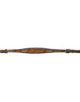 Bar H Equine Genuine Western American Leather Horse Premium Headstall & Breast Collar Set