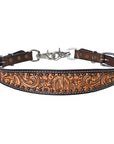 Bar H Equine Genuine Western American Leather Horse Premium Headstall & Breast Collar Set