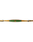 Bar H Equine Genuine Western American Leather Horse Premium Headstall & Breast Collar Set