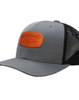 Rope Smart Western Style Mesh Flat Retro Trucker Fit Snapback Red Patch Cap