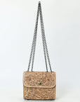 American Darling Small Crossbody Beautifully Hand Tooled  Genuine Leather women bag western handbag purse