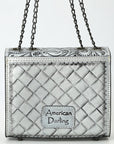 American Darling Small Crossbody Beautifully Hand Tooled  Genuine Leather women bag western handbag purse