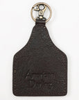 American Darling Hair On Genuine Leather Key Ring ADKRM118