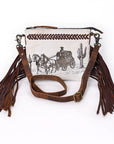 American Darling Crossbody Hair-on Genuine Leather women bag western handbag purse