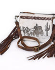 American Darling Crossbody Hair-on Genuine Leather women bag western handbag purse
