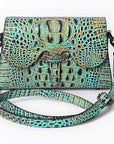 American Darling Crossbody Crocodile Embossed Genuine Leather Women Bag Western Handbag Purse