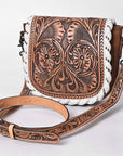 American Darling Crossbody Hand Tooled Genuine Leather Women Bag Western Handbag Purse