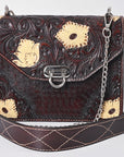 American Darling Crossbody Hand Tooled Genuine Leather Women Bag Western Handbag Purse