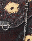 American Darling Crossbody Hand Tooled Genuine Leather Women Bag Western Handbag Purse