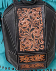 American Darling ADBGA680 Backpack Hand Tooled Genuine Western Leather Women Bag Western Handbag Purse