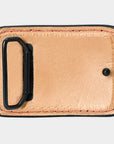 AMERICAN DARLING Floral Hand Carved Painted Belt Buckle Genuine Leather Covered Stylish Buckle