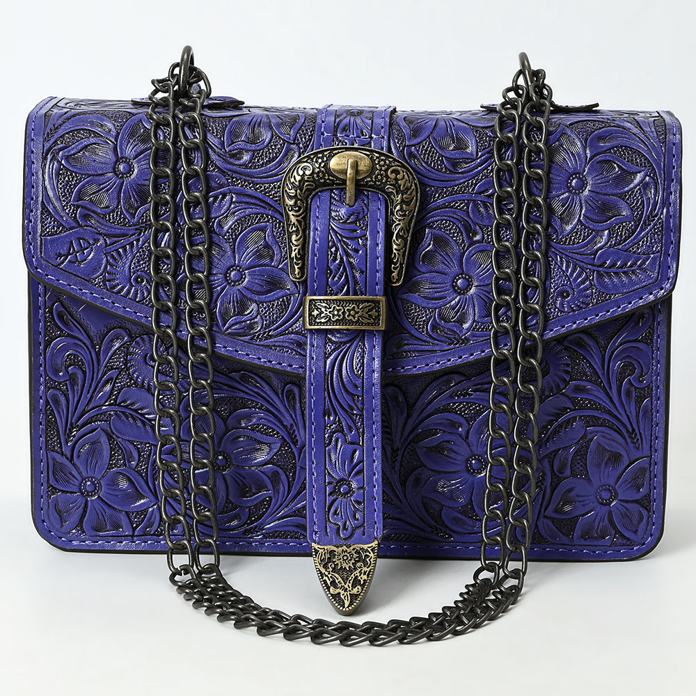 American Darling Small Crossbody Beautifully Hand Tooled  Genuine Leather women bag western handbag purse