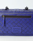American Darling Small Crossbody Beautifully Hand Tooled  Genuine Leather women bag western handbag purse