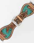American Darling Beautifully Hand Tooled Genuine American Leather I watch Strap Men and Women Unisex