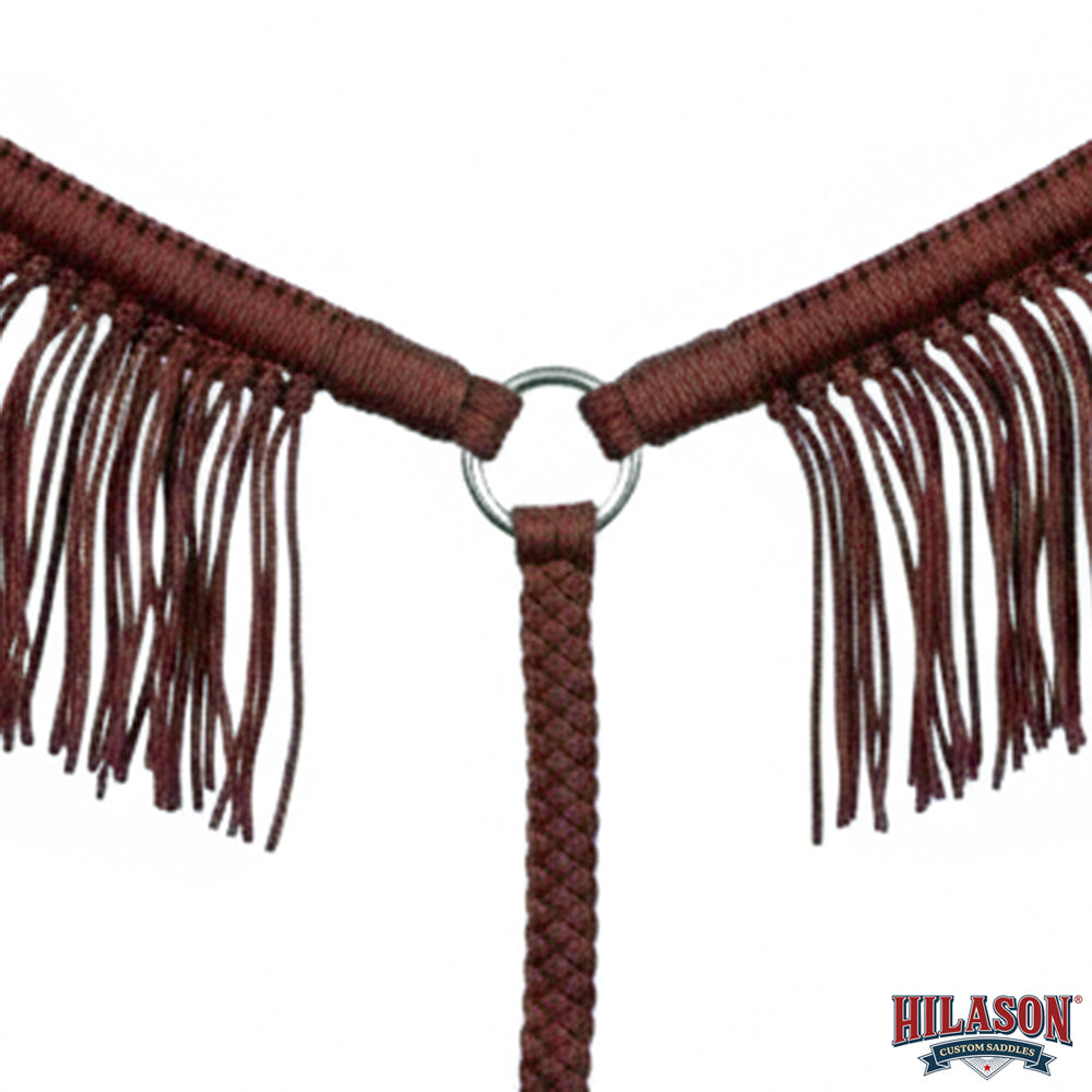 Hilason Horse Breast Collar – Flat Braided Paracord with Fringes