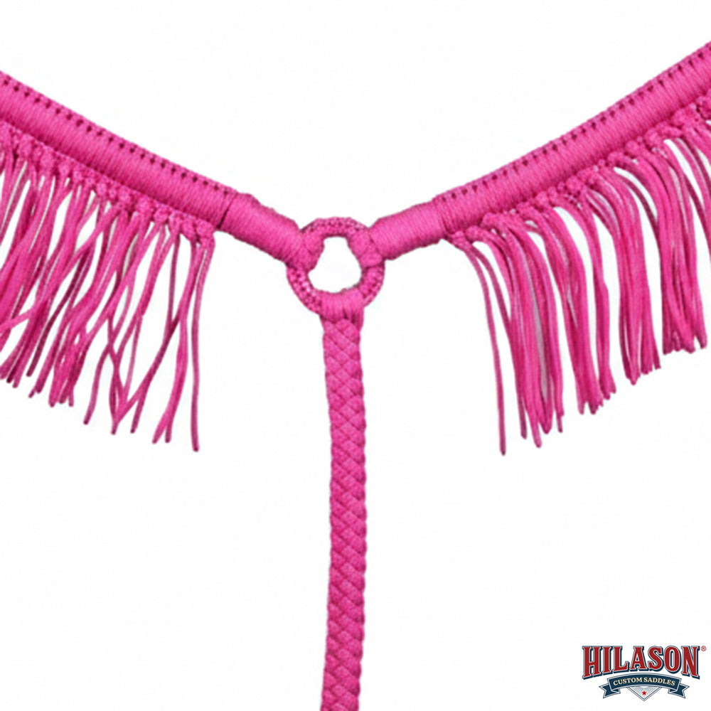 Hilason Horse Breast Collar – Flat Braided Paracord with Fringes