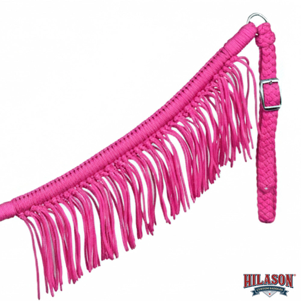 Hilason Horse Breast Collar – Flat Braided Paracord with Fringes
