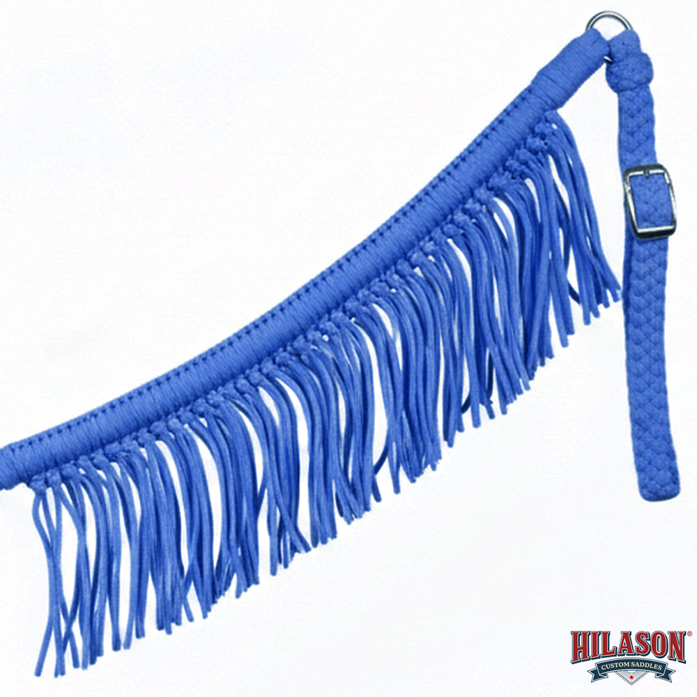 Hilason Horse Breast Collar – Flat Braided Paracord with Fringes