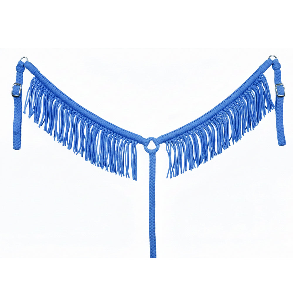 Hilason Horse Breast Collar – Flat Braided Paracord with Fringes