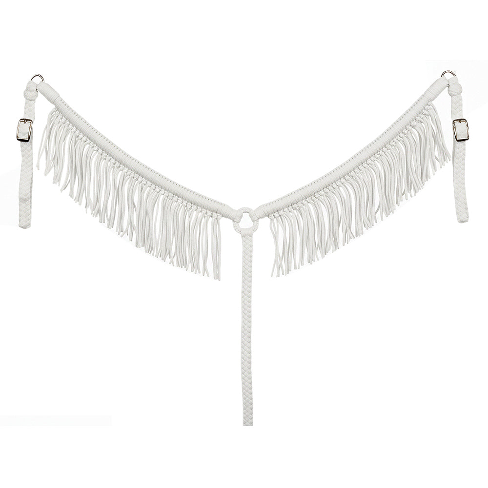 Hilason Horse Breast Collar – Flat Braided Paracord with Fringes