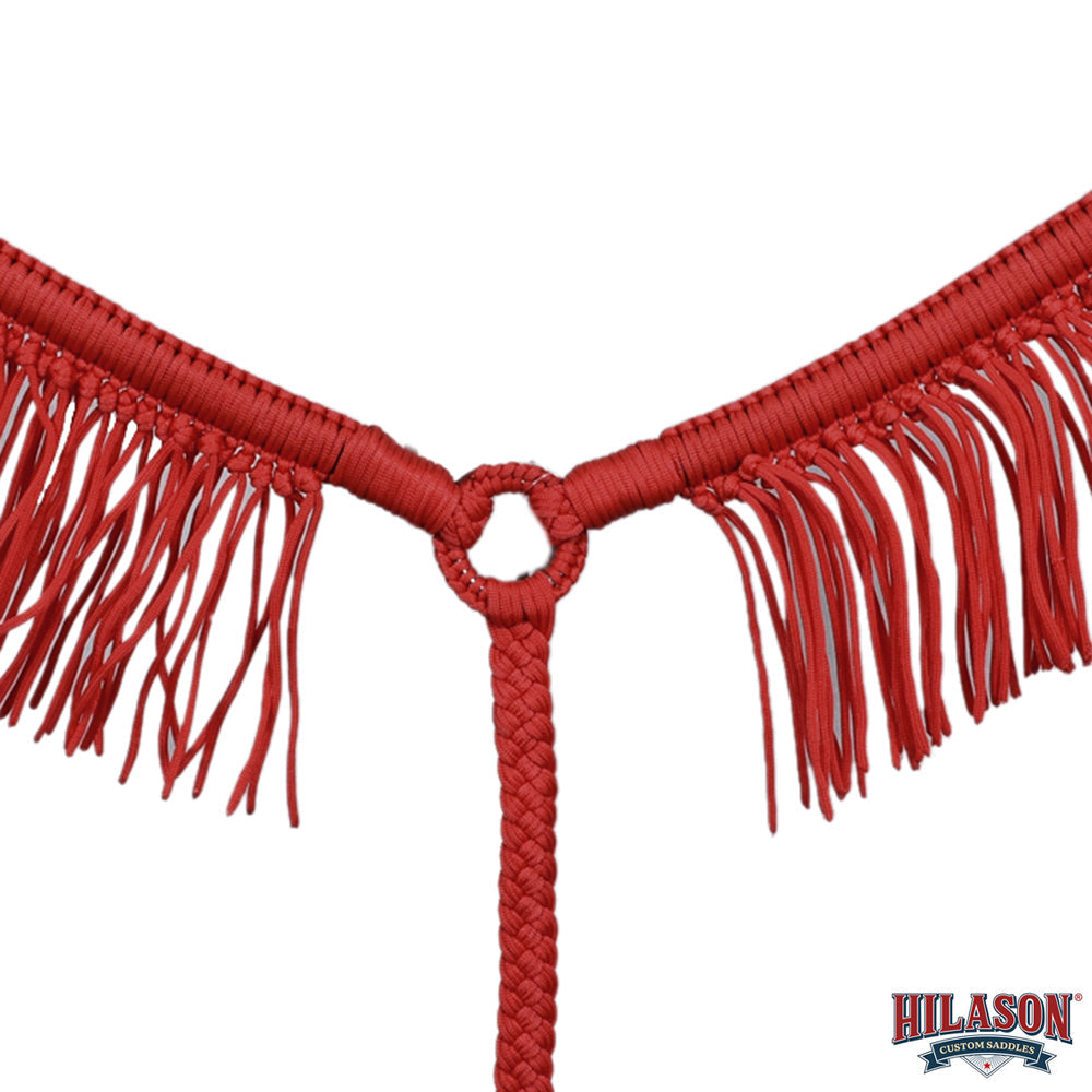 Hilason Horse Breast Collar – Flat Braided Paracord with Fringes