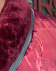 HILASON Western Horse Stable Turnout Blanket Quilted Wine
