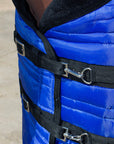 HILASON Western Horse Stable Turnout Blanket Quilted Blue