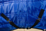 HILASON Western Horse Stable Turnout Blanket Quilted Blue