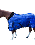 HILASON Western Horse Stable Turnout Blanket Quilted Blue