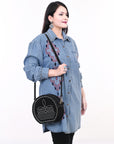 American Darling Canteen Genuine Leather women bag western handbag purse