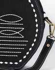 American Darling Canteen Genuine Leather women bag western handbag purse