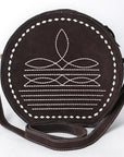 American Darling Canteen Genuine Leather women bag western handbag purse